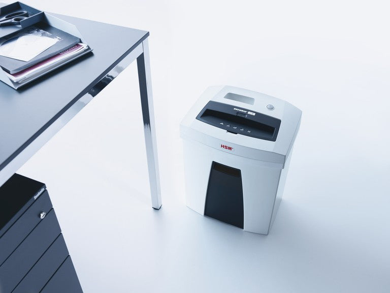 HSM Securio C16 – Aktenvernichter, DIN P-4, Partikelschnitt 4 × 25 mm, 7 Blatt, 25 l, A4
