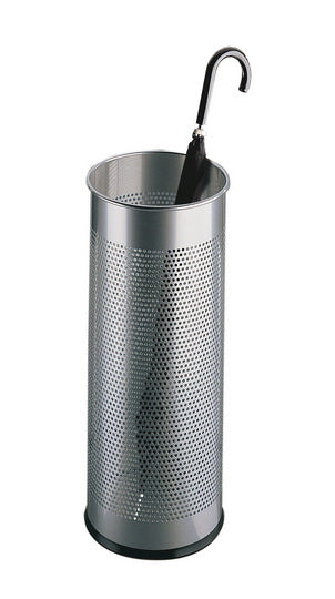 Durable Schirmständer – Metall, Silber, 28,5 l, Ø 26 cm × 62 cm