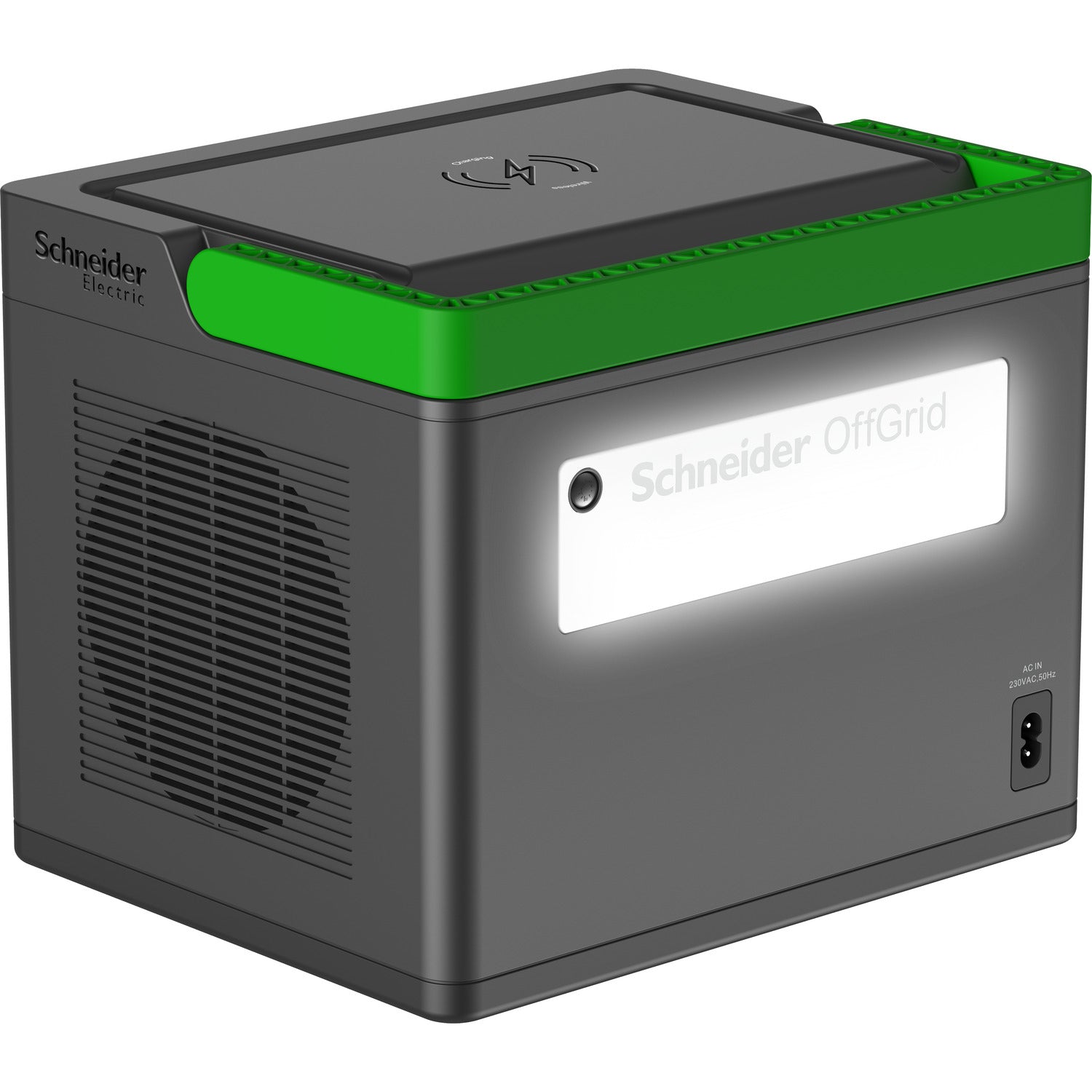 APC OffGrid 500 – Powerstation, 517 Wh, 500 W AC, Li‑Ion, 2× Schuko (Typ F), LCD, Kabelloses Laden