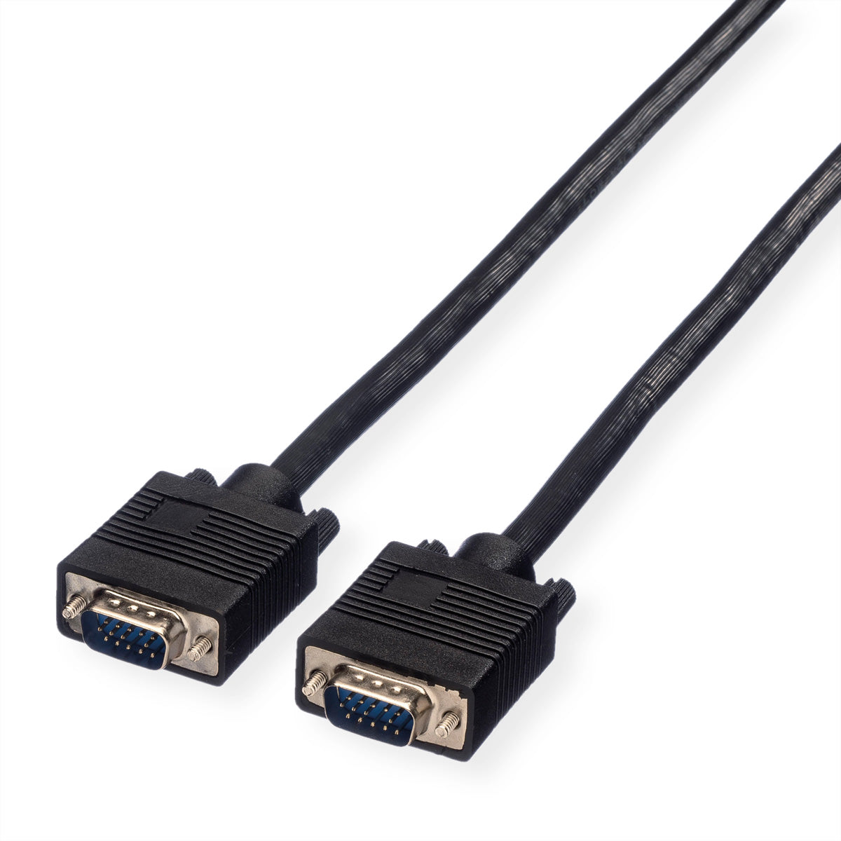 VALUE SVGA Kabel – 3 m – Geflochten, Verriegelbar