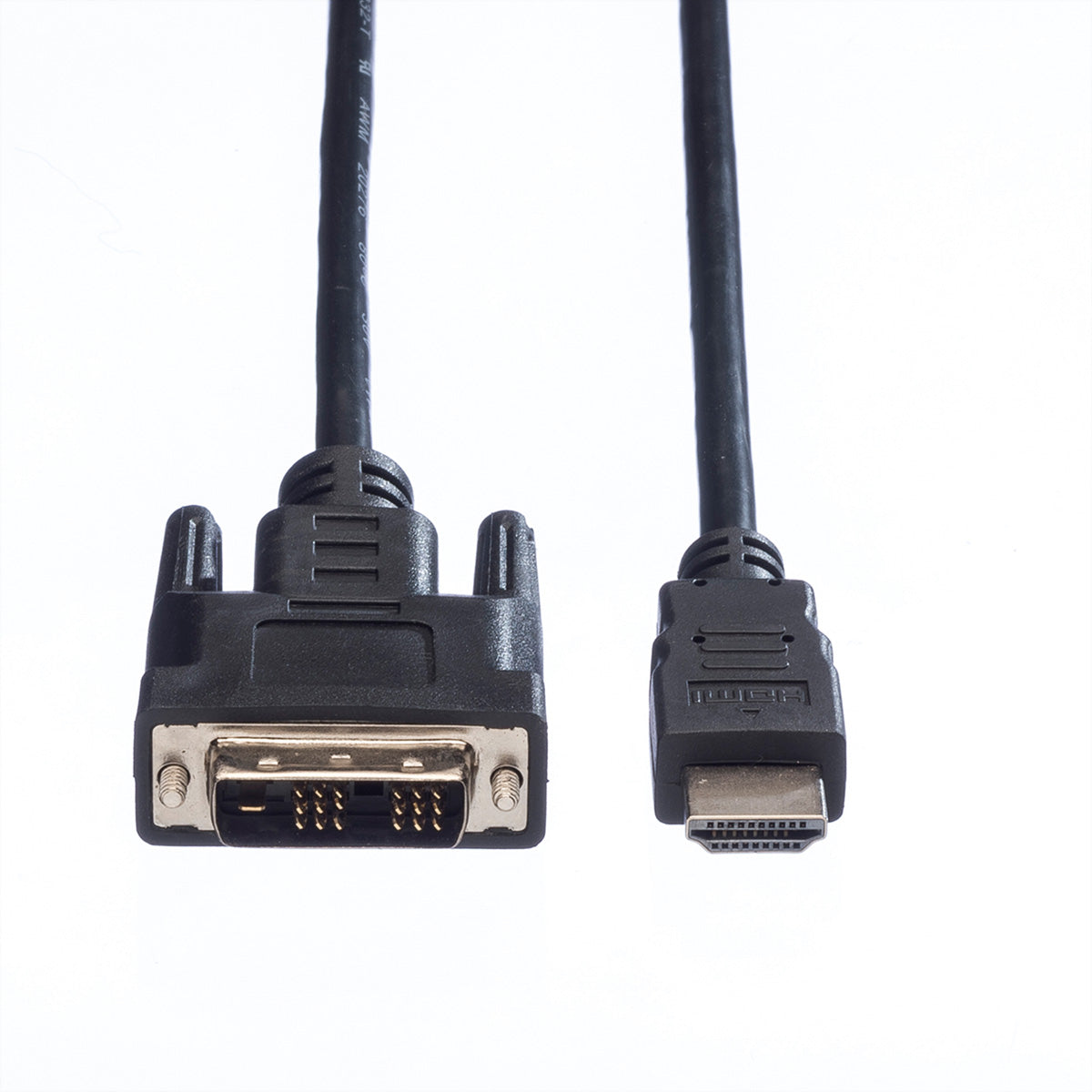VALUE DVI-D auf HDMI Kabel 1080p 60 Hz – 3 m – verriegelbar – für Monitore, TV, Beamer