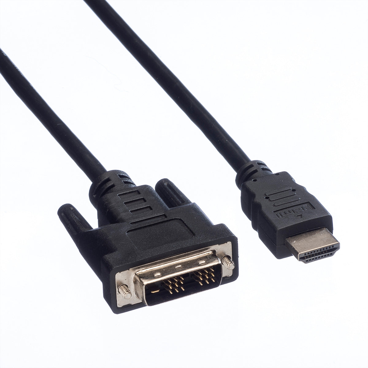 VALUE DVI-D auf HDMI Kabel 1080p 60 Hz – 3 m – verriegelbar – für Monitore, TV, Beamer