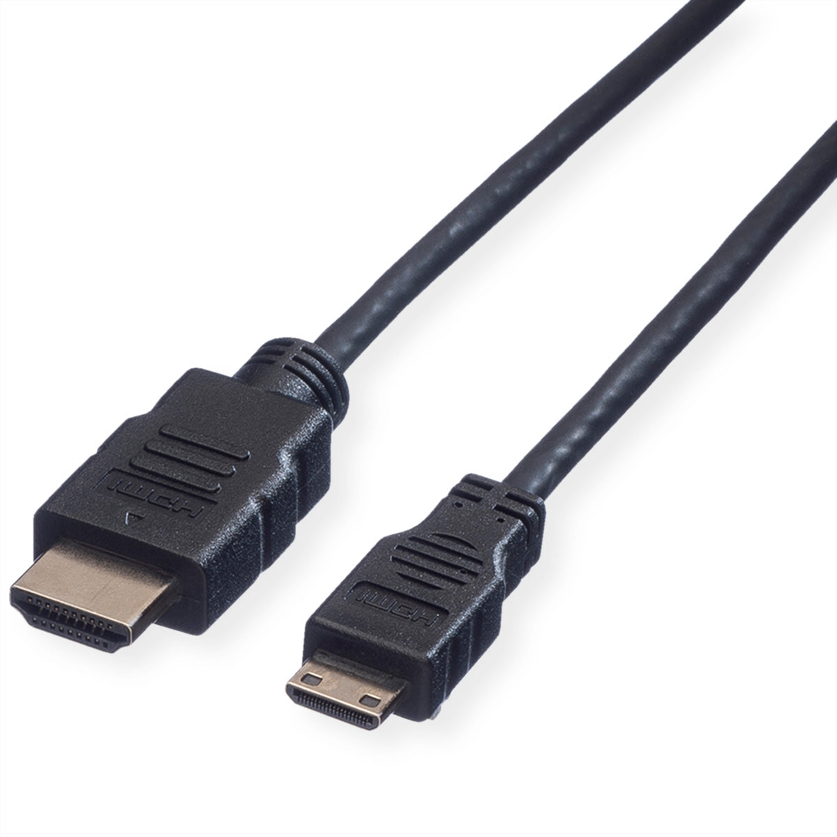 VALUE Mini HDMI auf HDMI Kabel HDMI 1.4 4K 30 Hz – 2 m – ARC, Ethernet