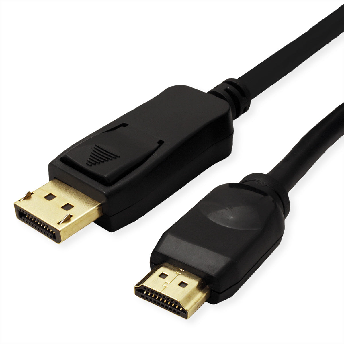 VALUE DisplayPort auf HDMI Kabel DP 1.2 4K 60 Hz – 7,5 m – für TV mit HDMI-Port
