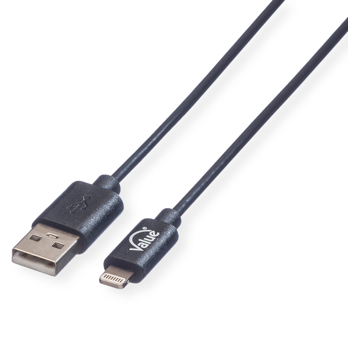 VALUE Kabel – USB‑A auf Lightning 1 m, MFi-zertifiziert – für iPhone/iPad