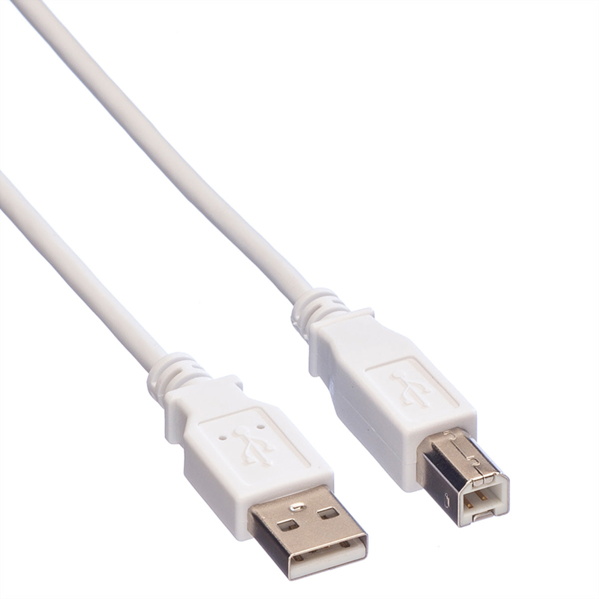 VALUE USB-A auf USB-B Kabel – USB 2.0 (480 Mbit/s) – 4,5 m – Weiss