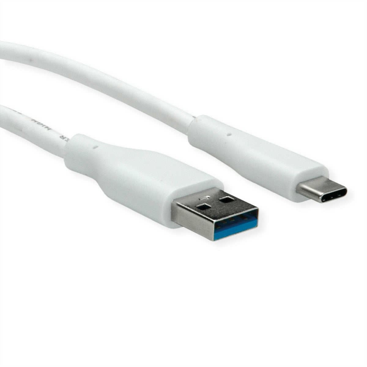 VALUE USB-A auf USB-C Kabel – USB 3.2 Gen 1 (5 Gbit/s) – 2 m – Geschirmt – Weiss