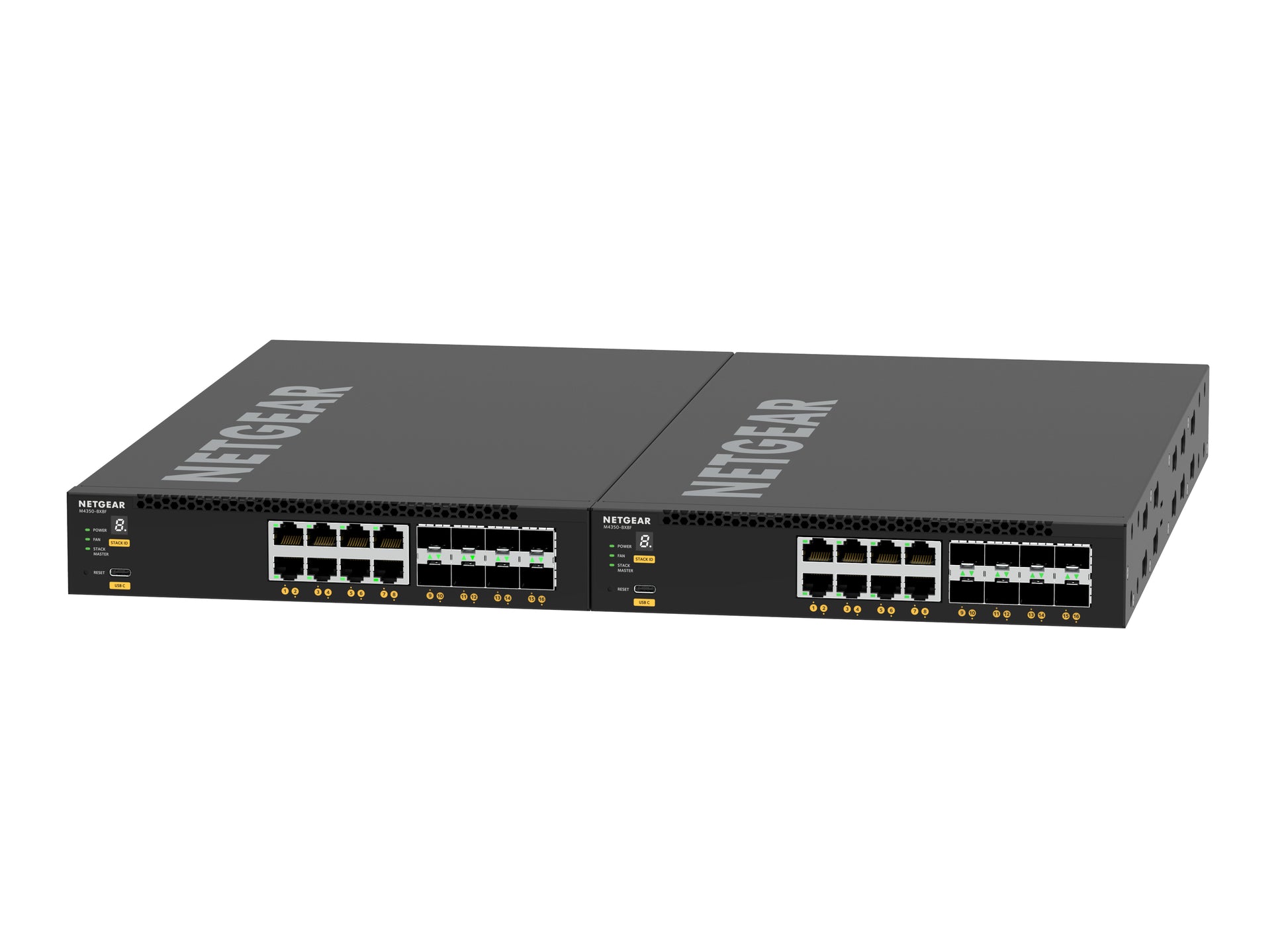 NETGEAR M4350-8X8F – Managed Switch – 8×10G RJ45, 8×SFP+, L3, 1U
