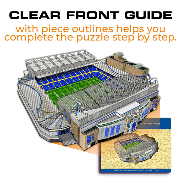 Iconic Puzzles Chelsea FC - Stamford Bridge Stadion – Logikspiel, ab 10 Jahren