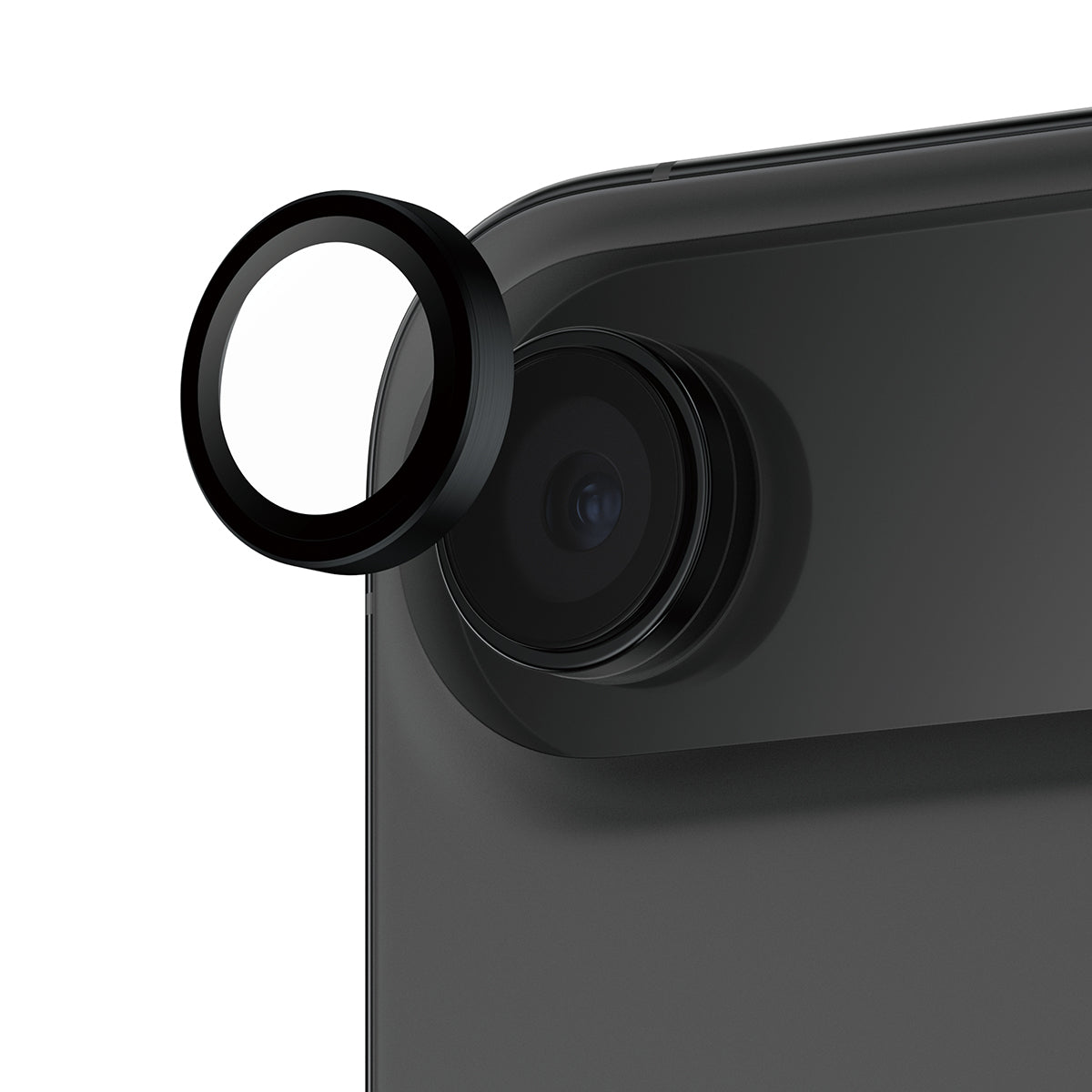 PanzerGlass Hoops – Kameraschutz, Gehärtetes Glas – für Apple iPhone 2025 Air – Schwarz