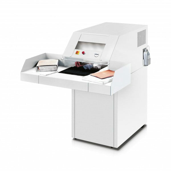 Ideal 4108CC/2x15 – Aktenvernichter, DIN P-5, Partikelschnitt 2 × 15 mm, 48 Blatt, 300 l, mit Autofeed