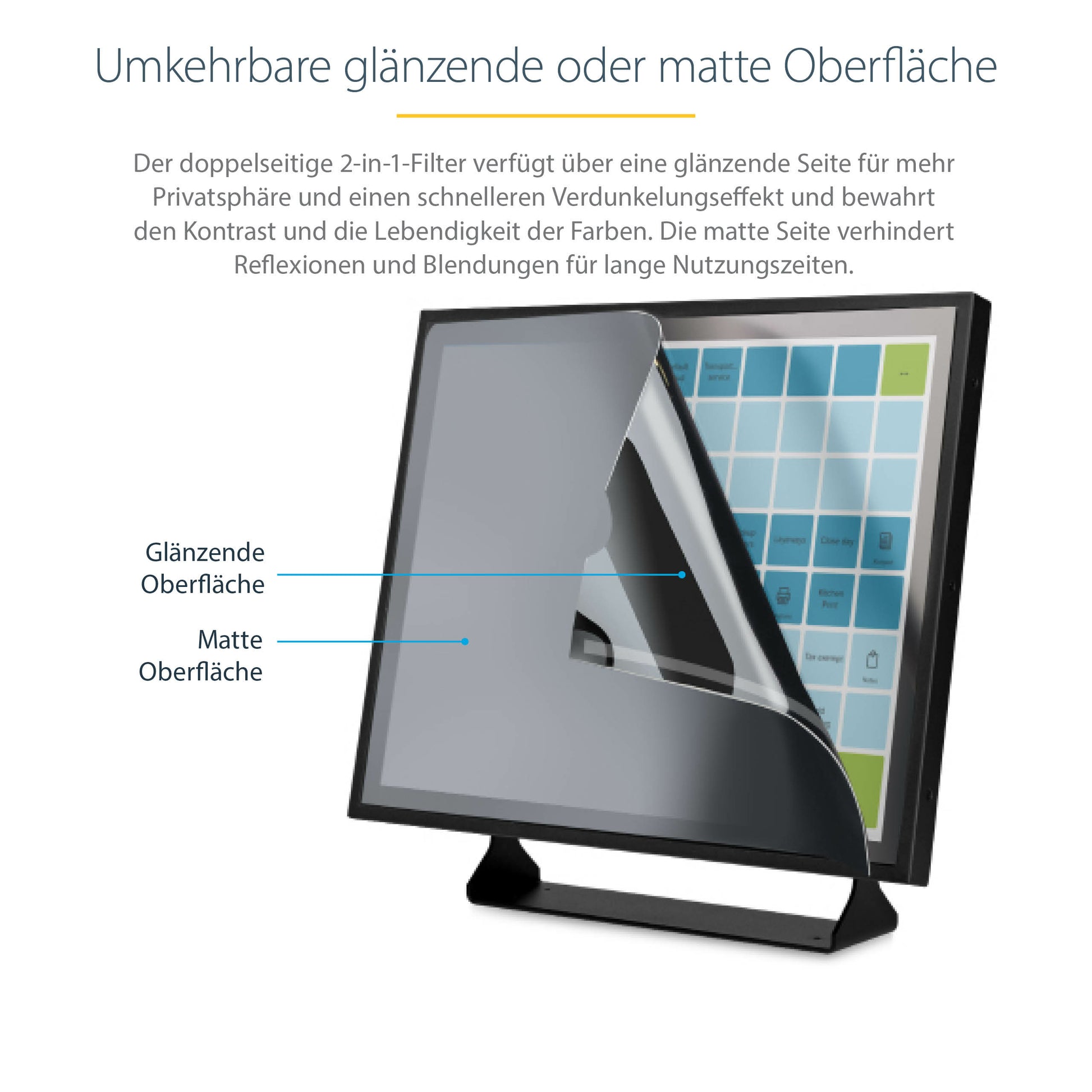 StarTech.com Displayschutz für 17" Monitore