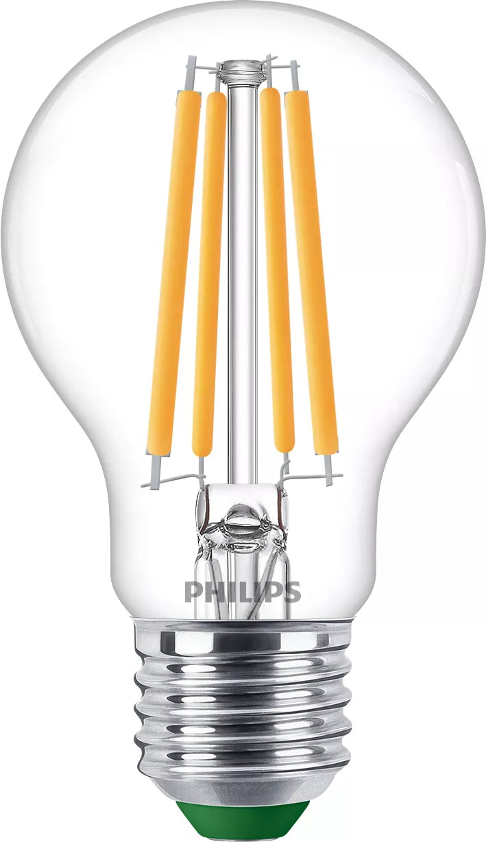 Philips by Signify Philips Leuchtmittel E27 A-Form – 840 lm, 4 W, Warmweiss 2700 K