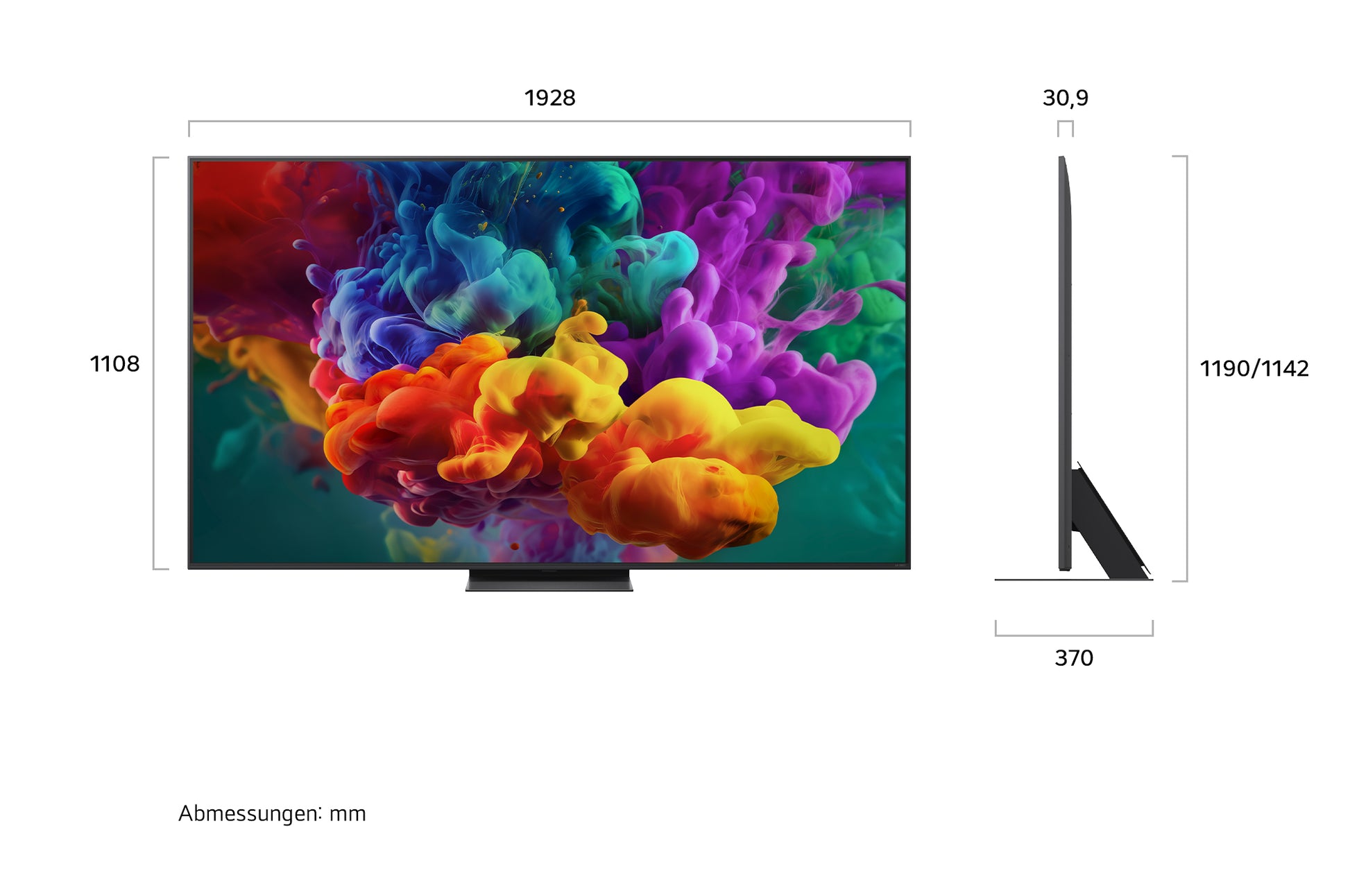 LG 86QNED86B6B – 86" Fernseher – 4K UHD – QNED MiniLED – webOS 26 – 120 Hz – Dolby Vision