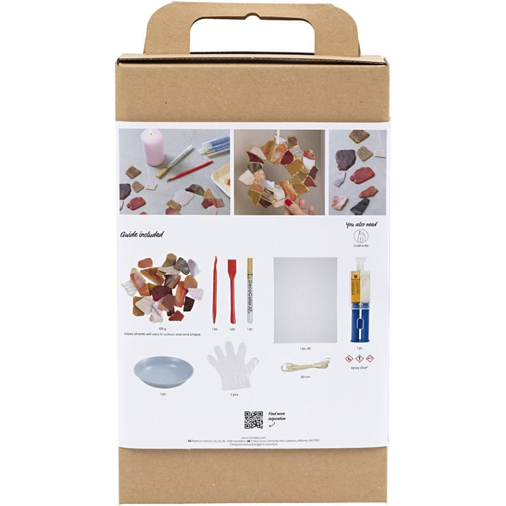 Creativ Company Bastelset – Kintsugi – Glas, Mehrfarbig