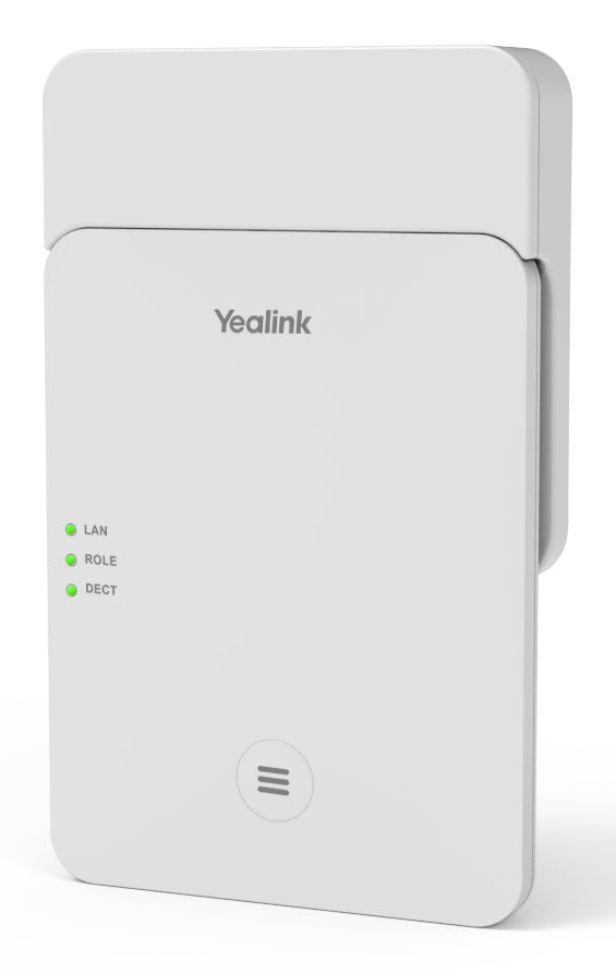 Yealink W75 Mini MC – DECT-Basisstation, bis zu 20 Handteile, kein PoE, Weiss
