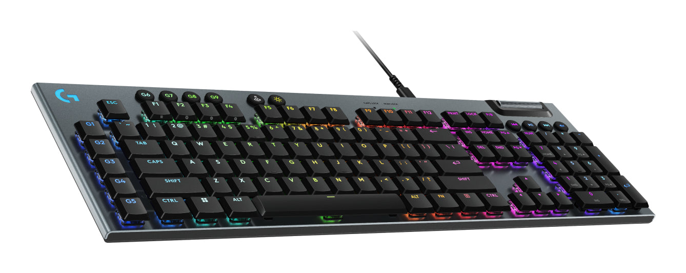 Logitech G G915 X – Gaming-Tastatur – Mechanisch, Kabelgebunden – AZERTY (FR) – RGB, Schwarz