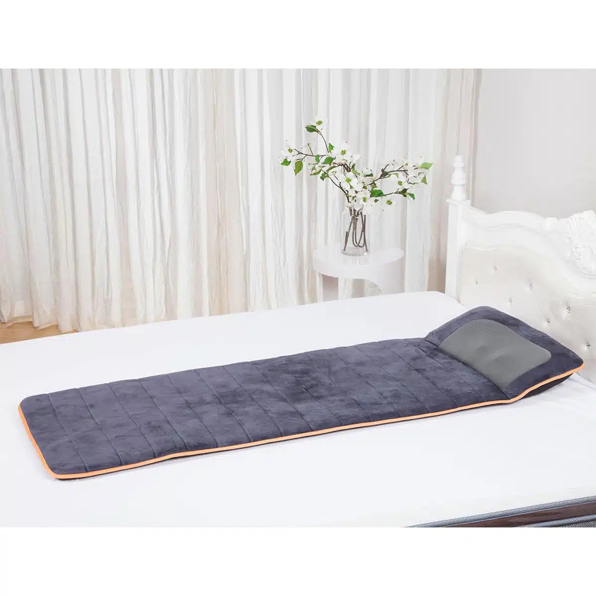Medivon Massagematte – Grau, Wärmefunktion, Vibrationsmassage