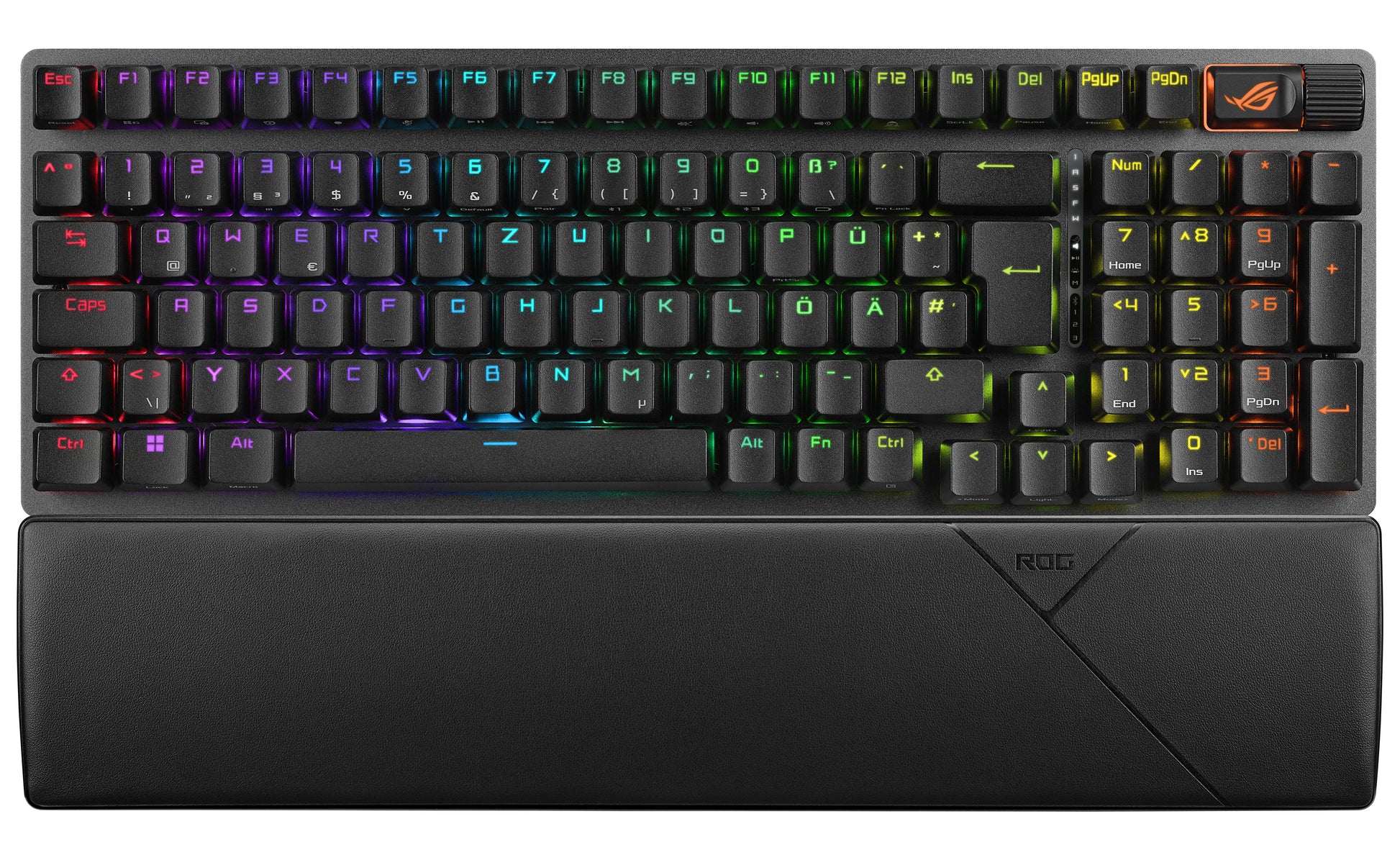 ASUS ROG Strix Scope II 96 – Gaming-Tastatur 96% – Mechanisch, RGB – Bluetooth & 2,4 GHz – USB – Schwarz