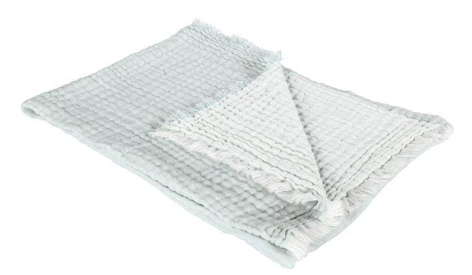 Eskimo Wohndecke Artemis – 140 × 210 cm, Baumwolle, Mint