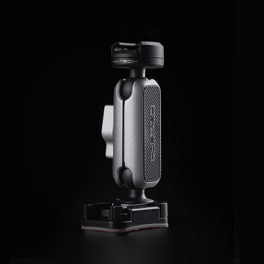 PGYTECH CapLock P-GM-225 Kamerahalterung – Helmhalterung, 360° drehbar – für Actioncams – Silber