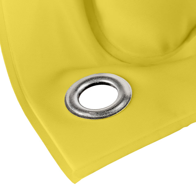 Kolma Luftmatratze – mit Kissen – 705×1800 mm – gelb – PVC/Polyester – 1 Stk.