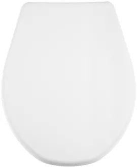 Diaqua Toilettensitz – Polypropylen, Weiss, mit Deckel, 38,5 × 46 cm