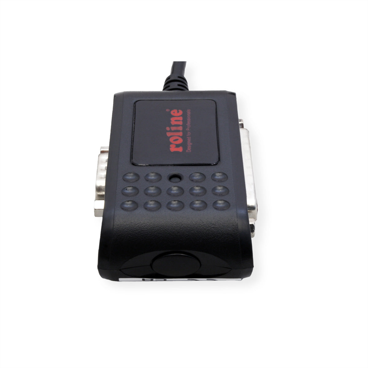 ROLINE USB Seriell/Parallel Adapter USB-A zu RS-232/Parallel (DB9/DB25) – 1,8 m, USB 2.0, für Windows