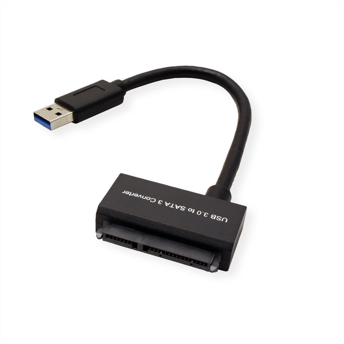 ROLINE USB-A zu SATA Adapter – SATA 6,0 Gbit/s (SATA III), USB 3.2 Gen 1 (5 Gbit/s), für 2,5" SATA HDD/SSD