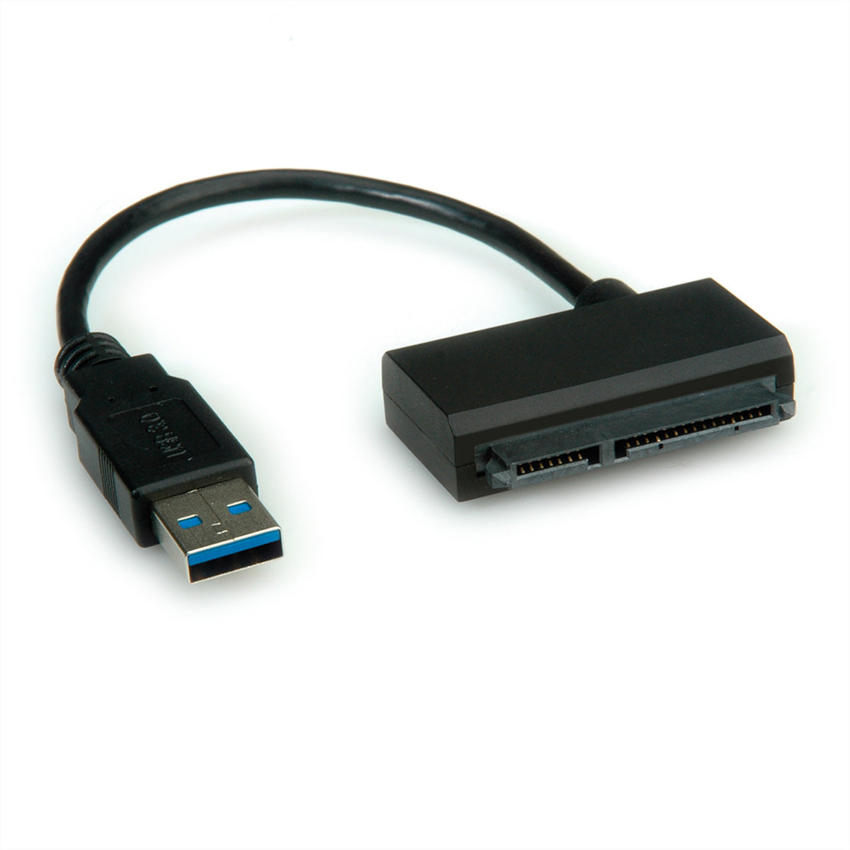 ROLINE USB-A zu SATA Adapter – SATA 6,0 Gbit/s (SATA III), USB 3.2 Gen 1 (5 Gbit/s), für 2,5" SATA HDD/SSD
