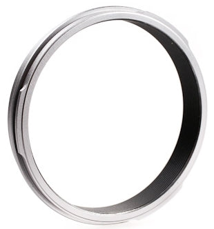Fujifilm AR-X100 B Adapterring – Ø 49 mm – für Fujifilm X100T, X100S, X100 – Silber