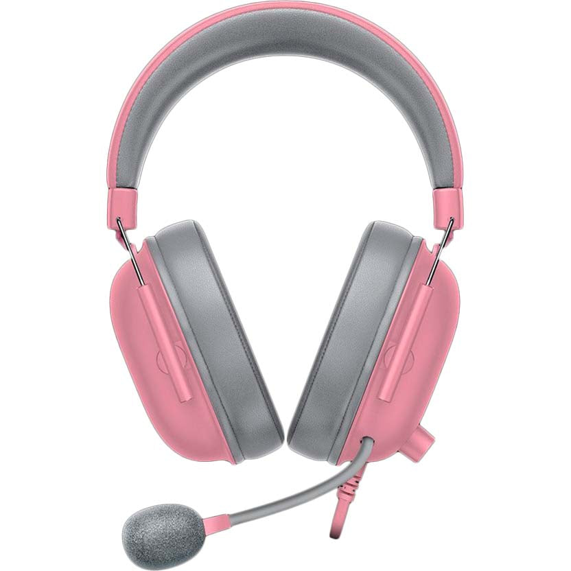 Razer BlackShark V2 X Quartz Gaming-Headset – Over-Ear, Stereo, Kabelgebunden, 3,5 mm Klinke, Pink