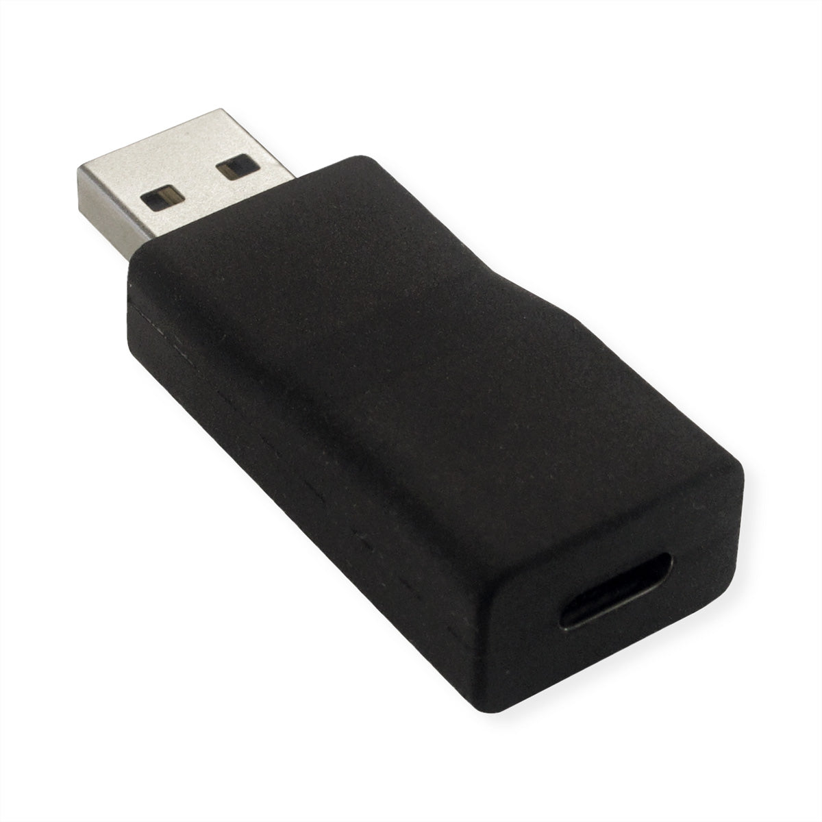 ROLINE USB-A zu USB-C Adapter – USB 3.2 Gen 1 (5 Gbit/s), aktiv, Daten & Laden, für USB-C (kein DP Alt Mode)