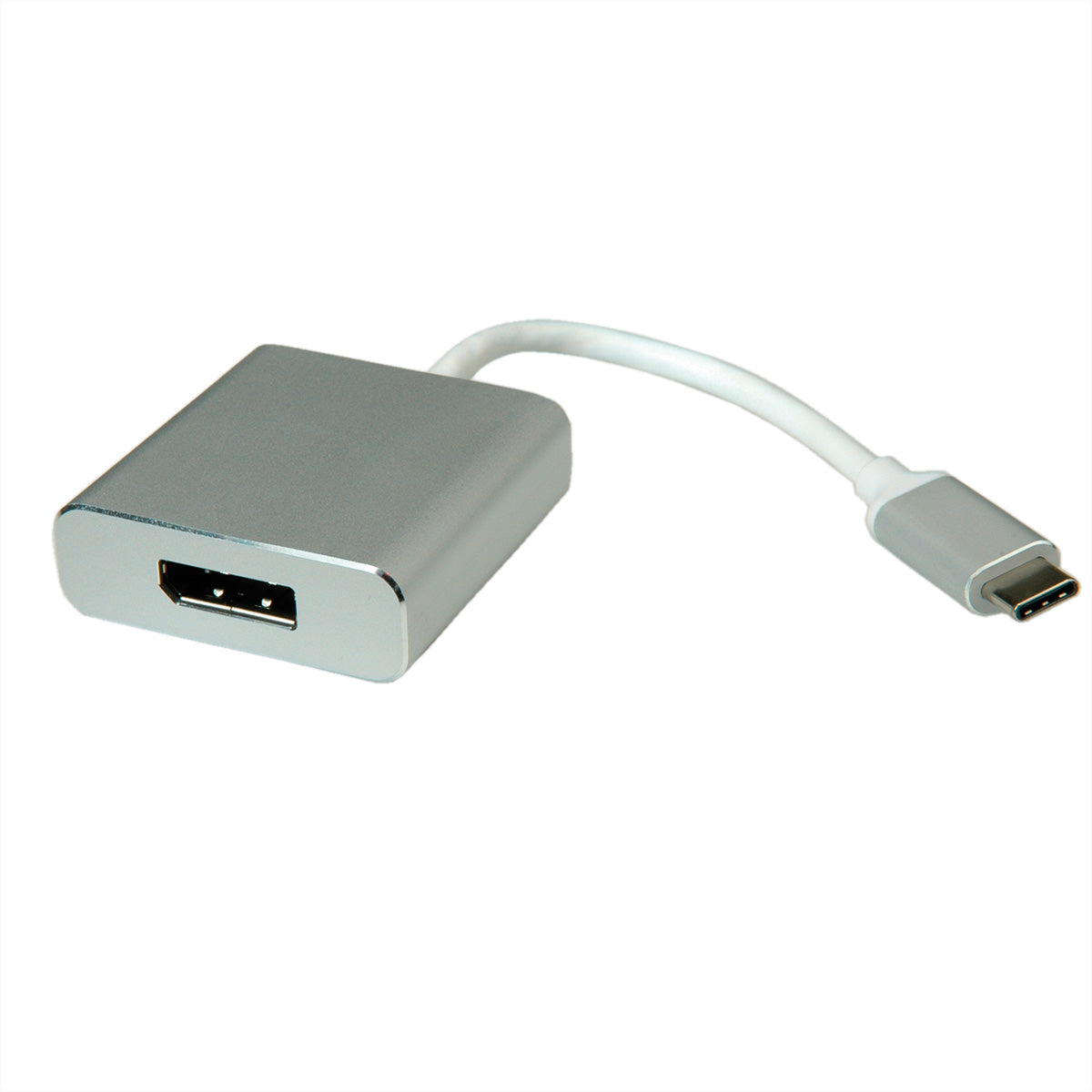 ROLINE USB-C zu DisplayPort Adapter – 4K (3840 × 2160) @ 60 Hz, 0,1 m, DisplayPort 1.2