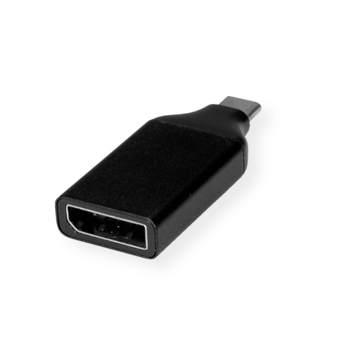 ROLINE USB-C zu DisplayPort Adapter – 4096 × 2560 @ 60 Hz, DisplayPort 1.2 – für USB-C Geräte (DP Alt Mode)