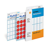 HERMA Vario Schmucketiketten – Motiv Farbpunkte – Papier, permanent haftend, Ø 19 mm, 100 Stk, 5 Bogen