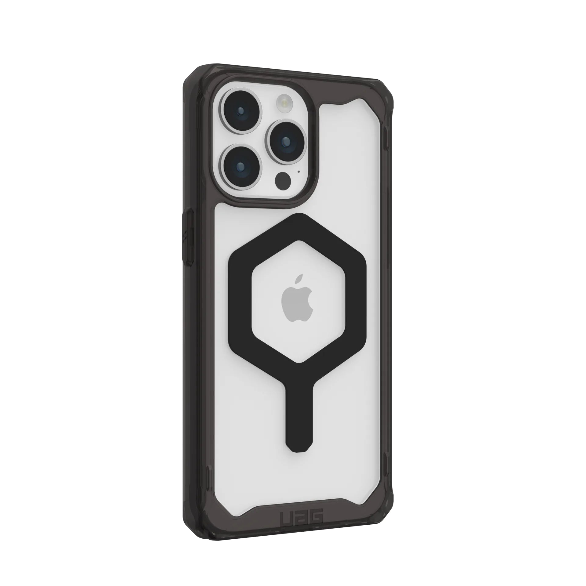 Urban Armor Gear UAG Plyo – Rückcover – für Apple iPhone 15 Pro Max – MagSafe, PC+TPU, Transparent/Gold, bis 4,8 m sturzsicher