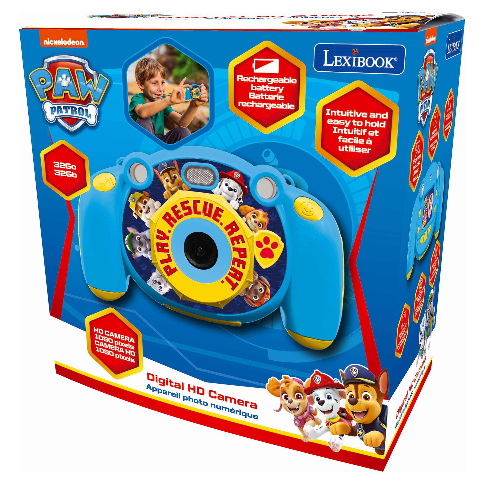 Lexibook PAW Patrol DJ080PA – Kinderkamera, 1080p, mehrfarbig
