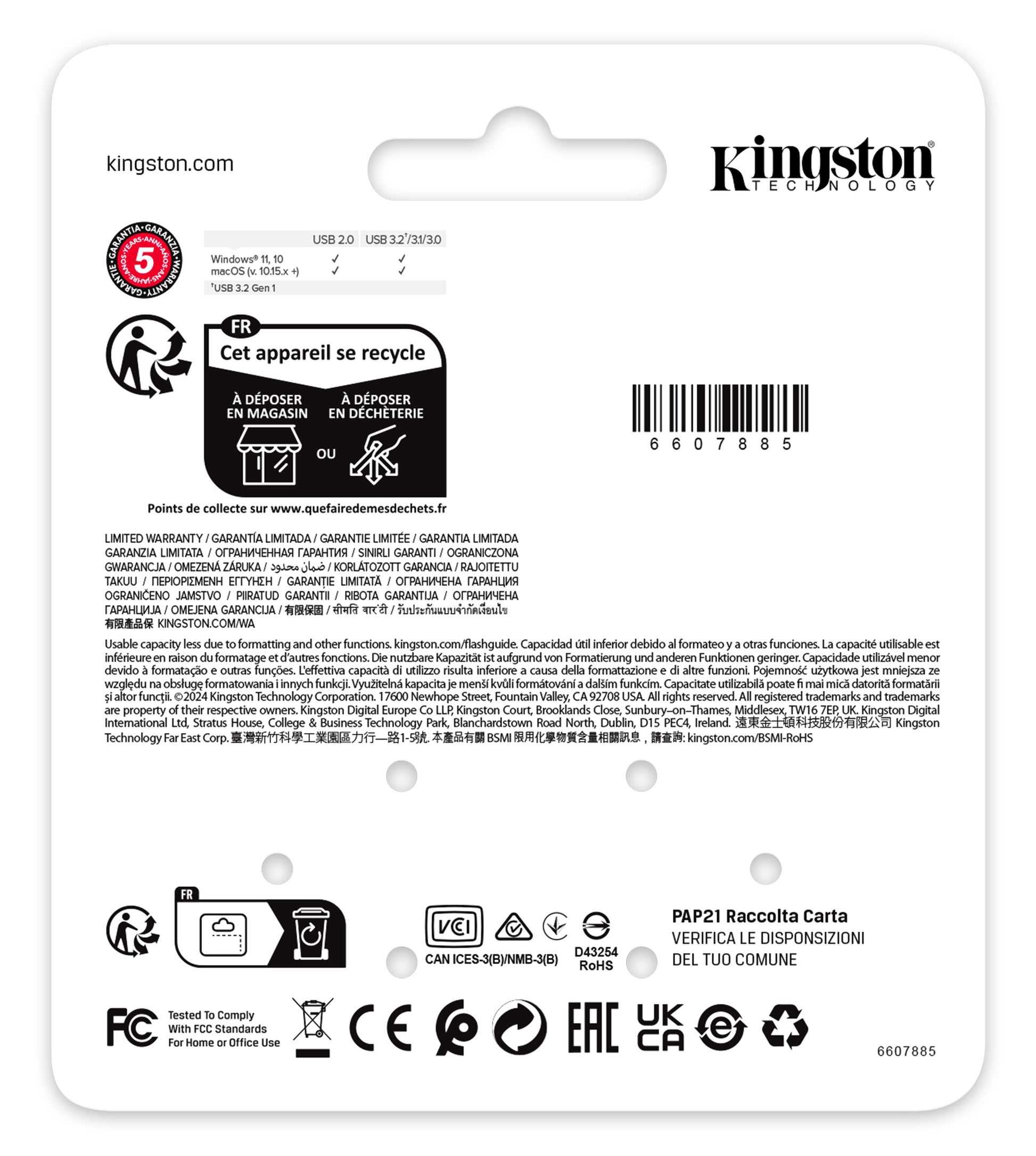 Kingston Technology Kingston DataTraveler SE9 G3 USB-Stick – 512 GB, USB Typ-A (USB 3.2 Gen 1), Schlüsselanhänger