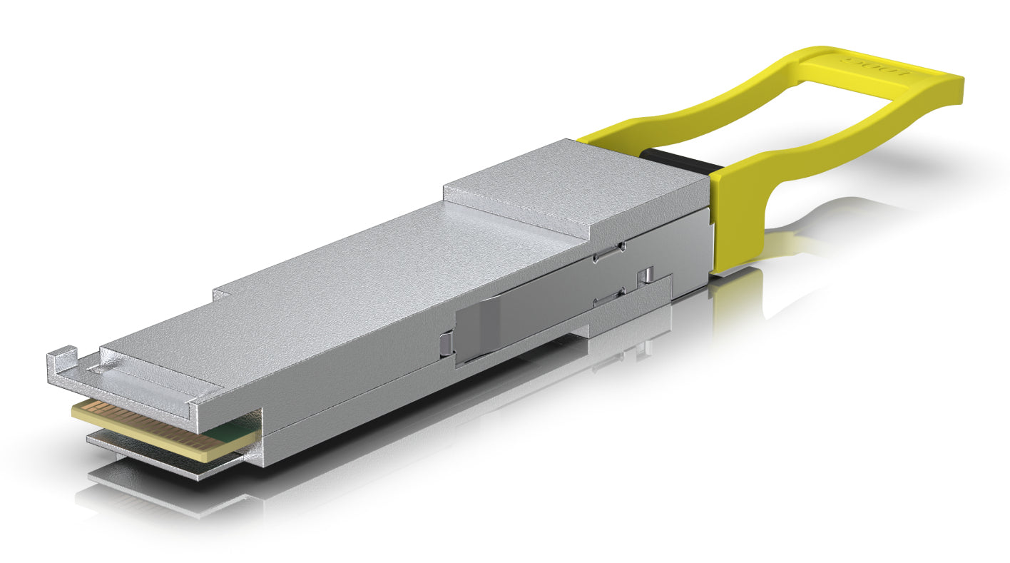 Ubiquiti QSFP28 SFP-Transceiver – 100 Gbit/s, Singlemode (SMF), 1310 nm, 2 km, MPO-12