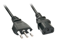 Lindy Netzkabel, Italienischer Stecker auf IEC C13, 0,7 m