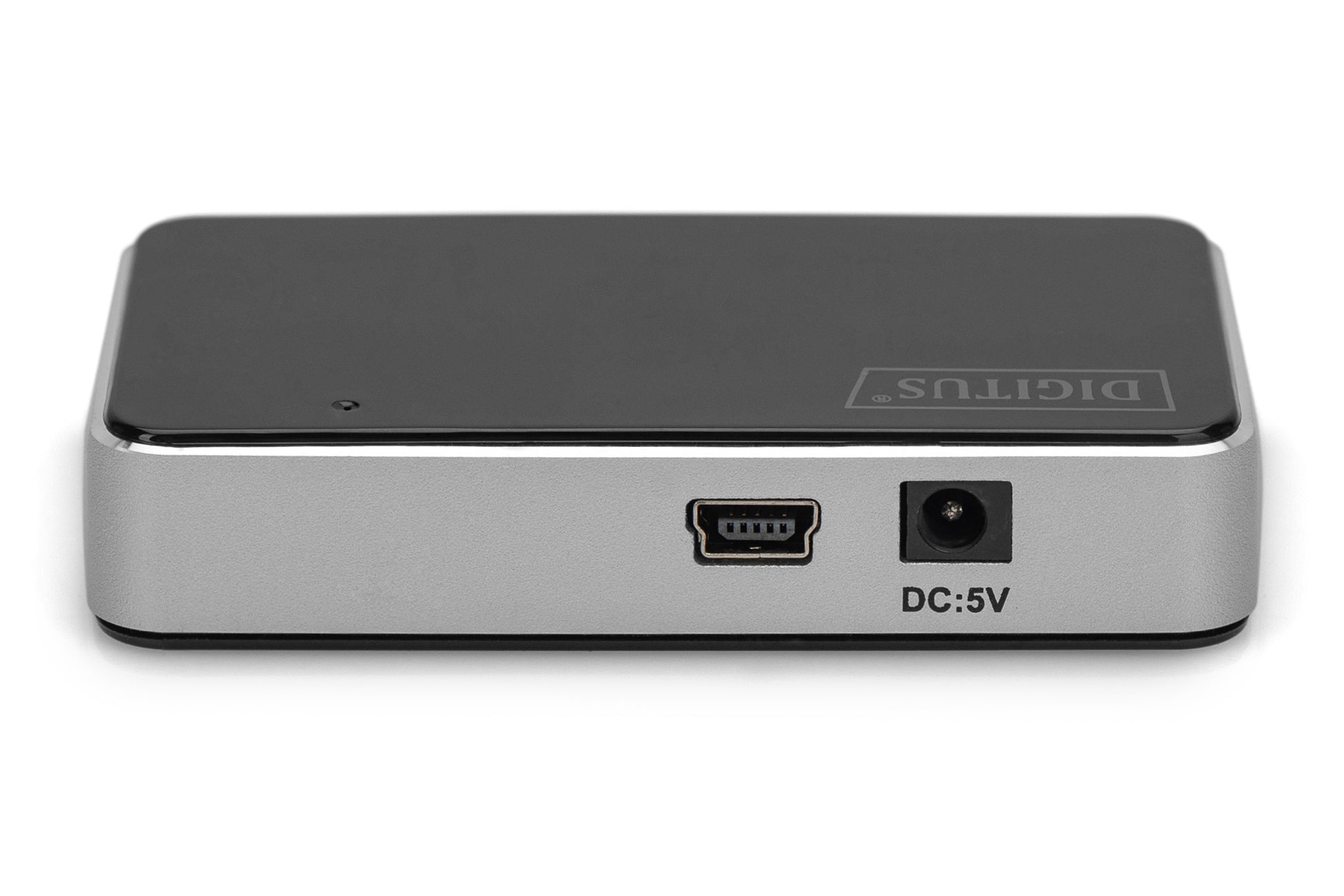 Digitus USB-Hub – USB 2.0 Mini-B, 4× USB-A, für Windows/Mac