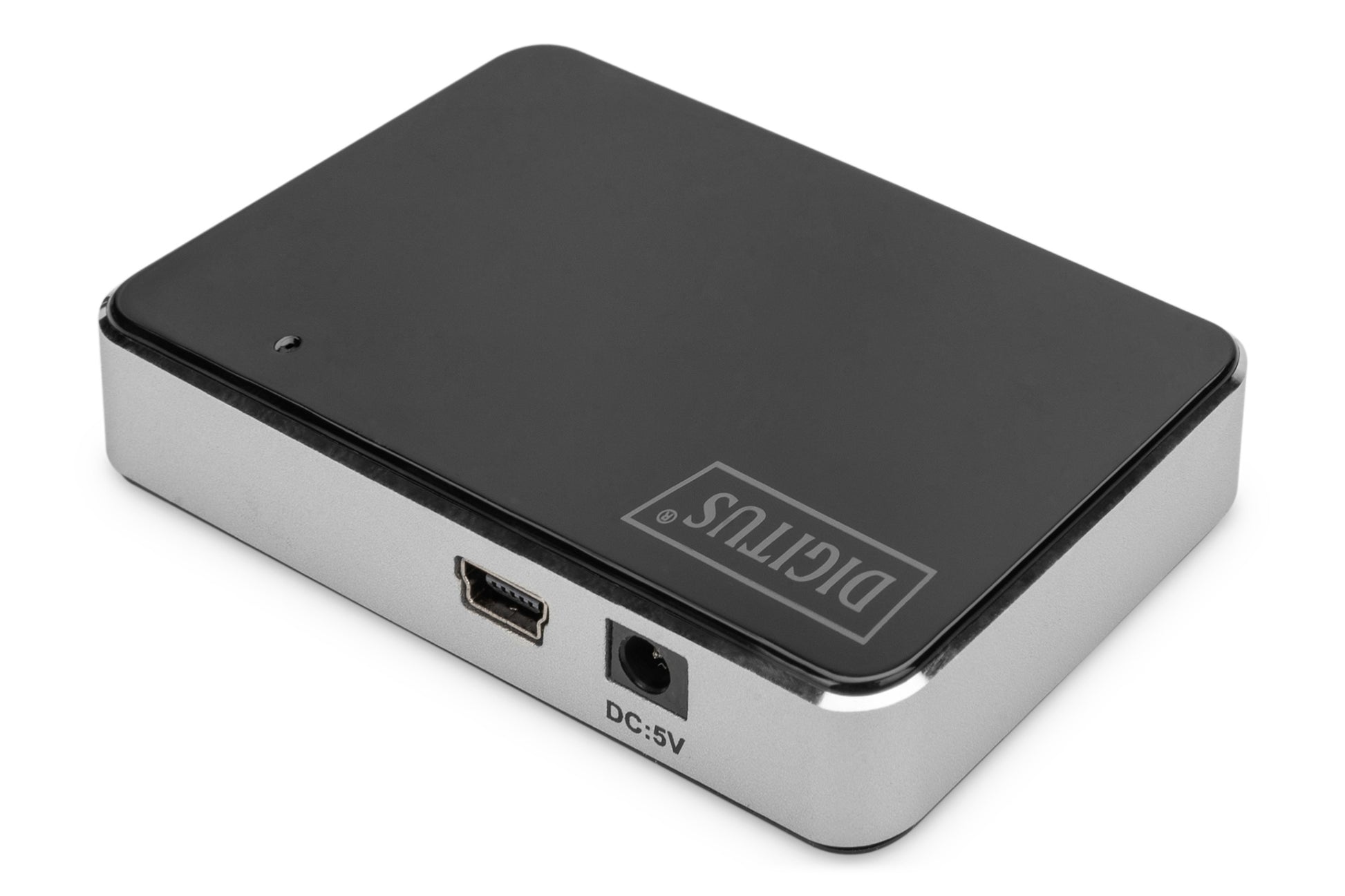 Digitus USB-Hub – USB 2.0 Mini-B, 4× USB-A, für Windows/Mac