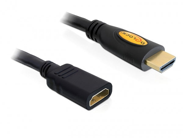 DeLOCK HDMI Verlängerungskabel – 4K 30 Hz – 1 m