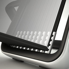 Tarifold Stehsammler – für Format A4, Aluminium, schwarz