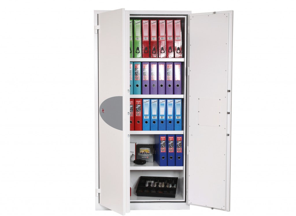 Phoenix Safe Co. Phoenix Sicherheitsschrank FS1513K – Schlüsselschloss – 615 l – Feuerschutz 30 min – Grau