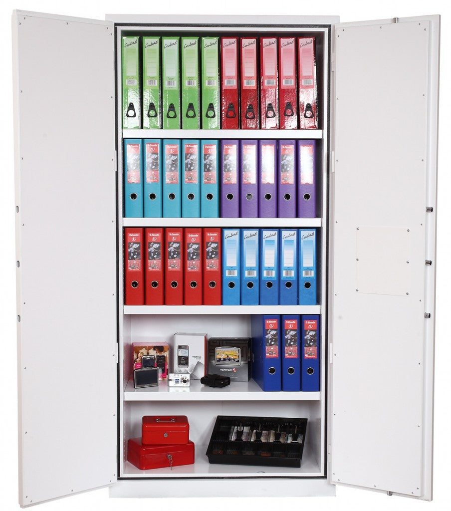 Phoenix Safe Co. Phoenix Sicherheitsschrank FS1513K – Schlüsselschloss – 615 l – Feuerschutz 30 min – Grau