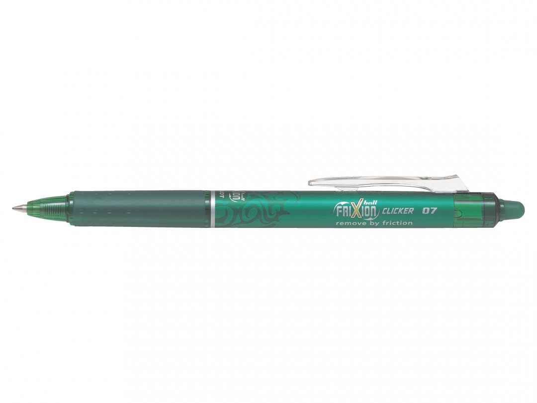 Pilot FriXion Ball Clicker – Tintenroller, radierbar, 0,7 mm, grün
