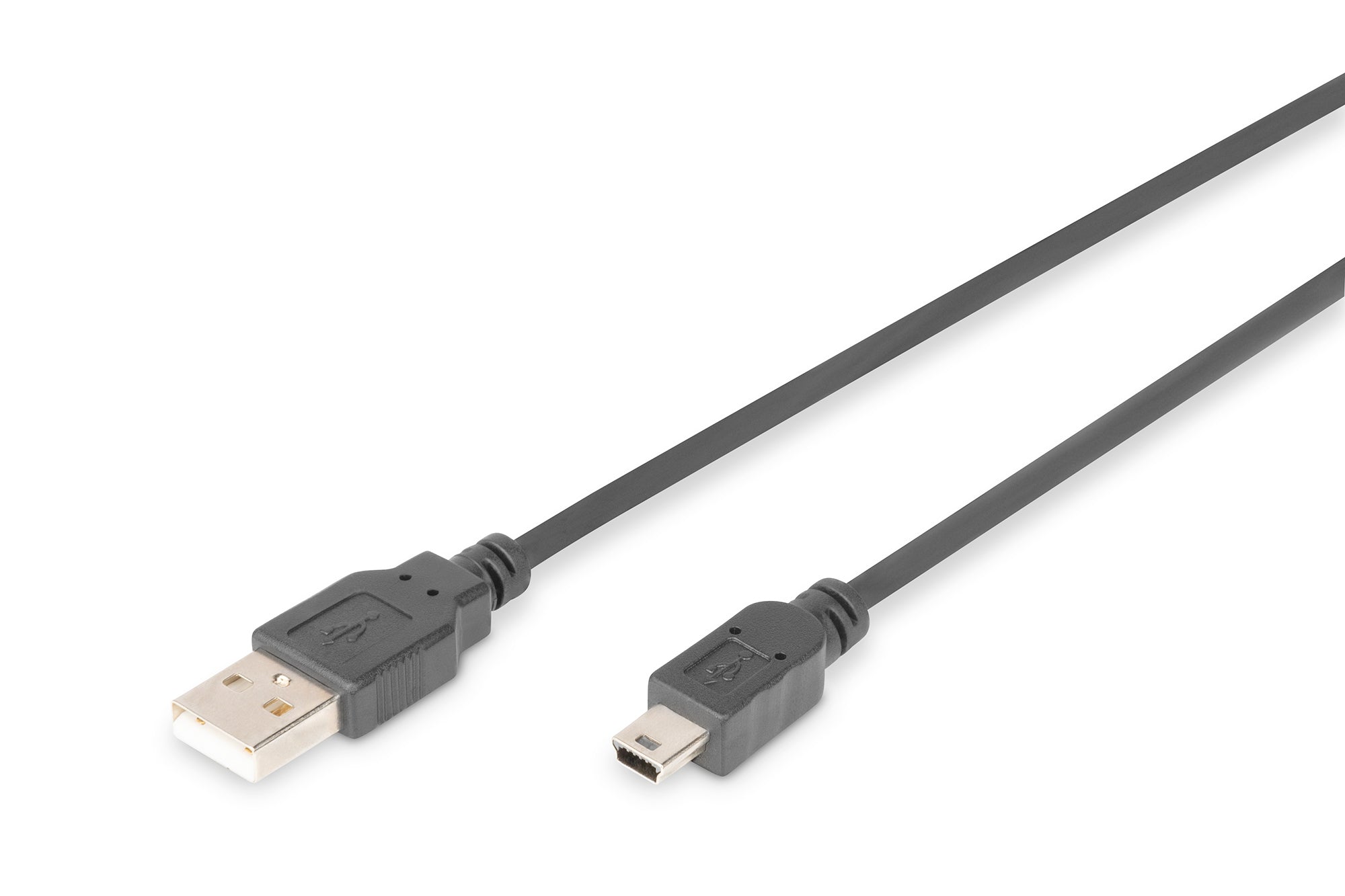 Digitus USB-Kabel, USB-A zu Mini-USB, 1,0 m, USB 2.0