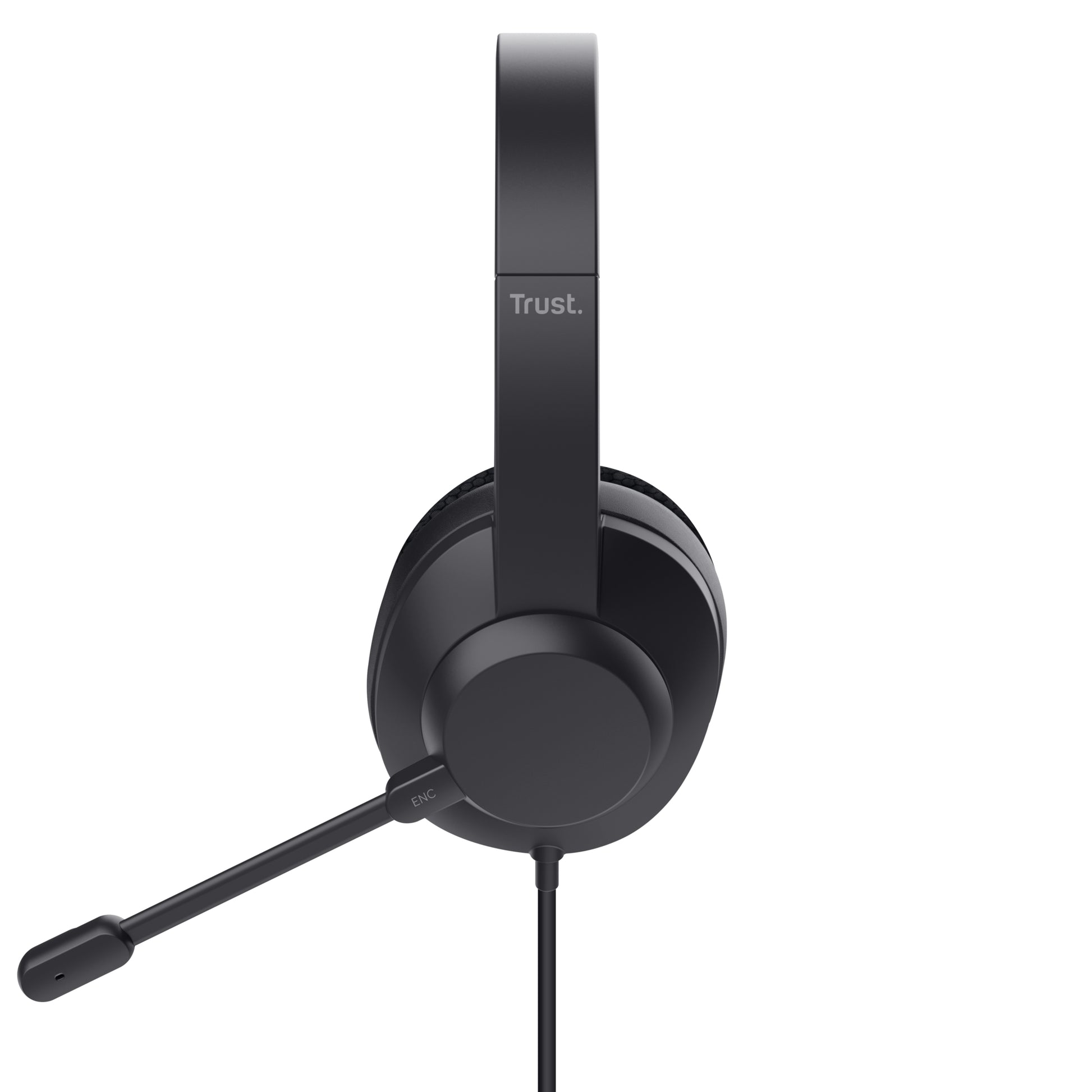 Trust Ayda Max – Duo Headset Over-Ear – USB-C, ENC Mikrofon – Schwarz